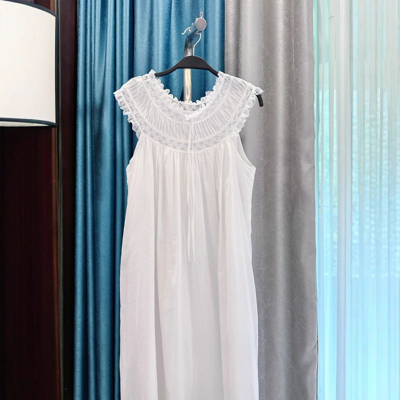 In Stock / Same Style as for Homebodies: Victoria's Secret Afternoon Tea Lace-Trimmed Sleepwear-Style Dress