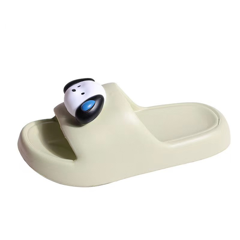 Zapatillas interiores para el hogar al aire libre de las mujeres baño pareja antideslizante verano lindo hogar fondo grueso sandalias nuevas