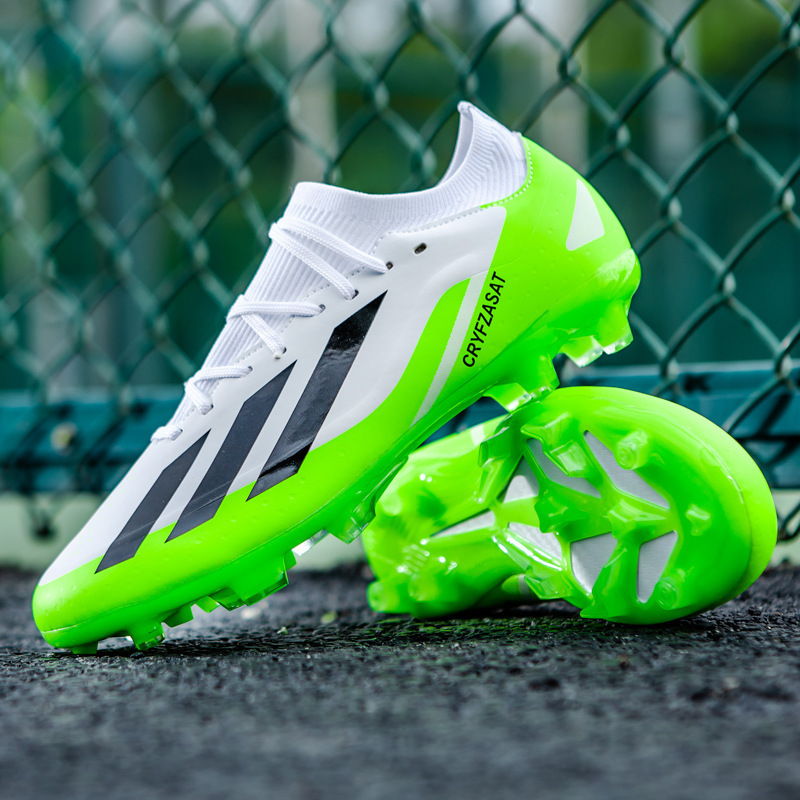 クロスボーダーミッドトップショートスパイクサッカーシューズメンズスポーツシューズアーストレーニングシューズアウトドアスポーツシューズスニーカー滑り止めラバースパイク|undefined
