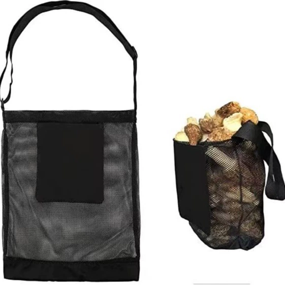 Открытый сад Сбор грибов Сумка для сбора фруктов Складная Сетчатая Сумка большой емкости Водонепроницаемый Открытый ранец