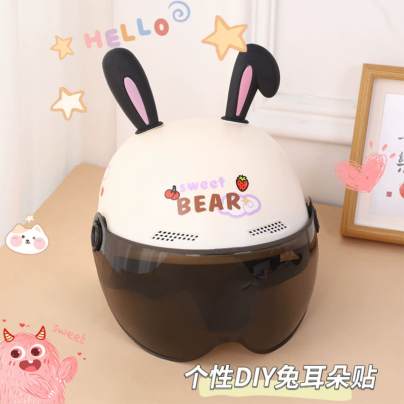 Электрический шлем кроличьи уши украшения сноуборд шлем украшения двойной доски