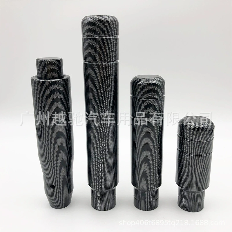 Автомобильная общая Модифицированная головка шестерни из углеродного волокна с рисунком ручная головка шестерни 9CM13CM18CM рычаг переключения передач из алюминиевого сплава