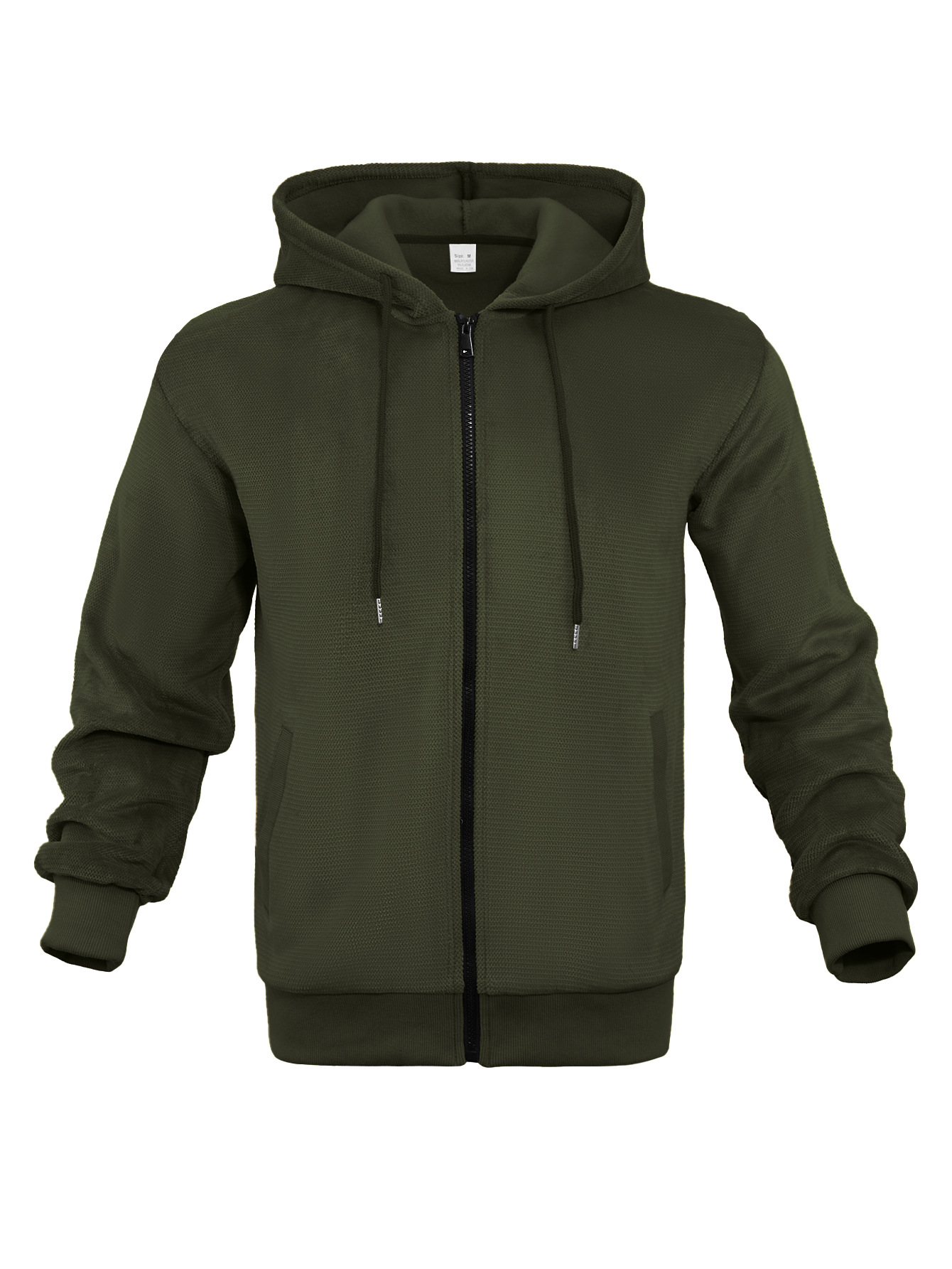 Transfronterizo TK hombre super suave compuesto de vello de moda casual cremallera cardigan Europa y América Amazon chaqueta con capuz suéter hombre