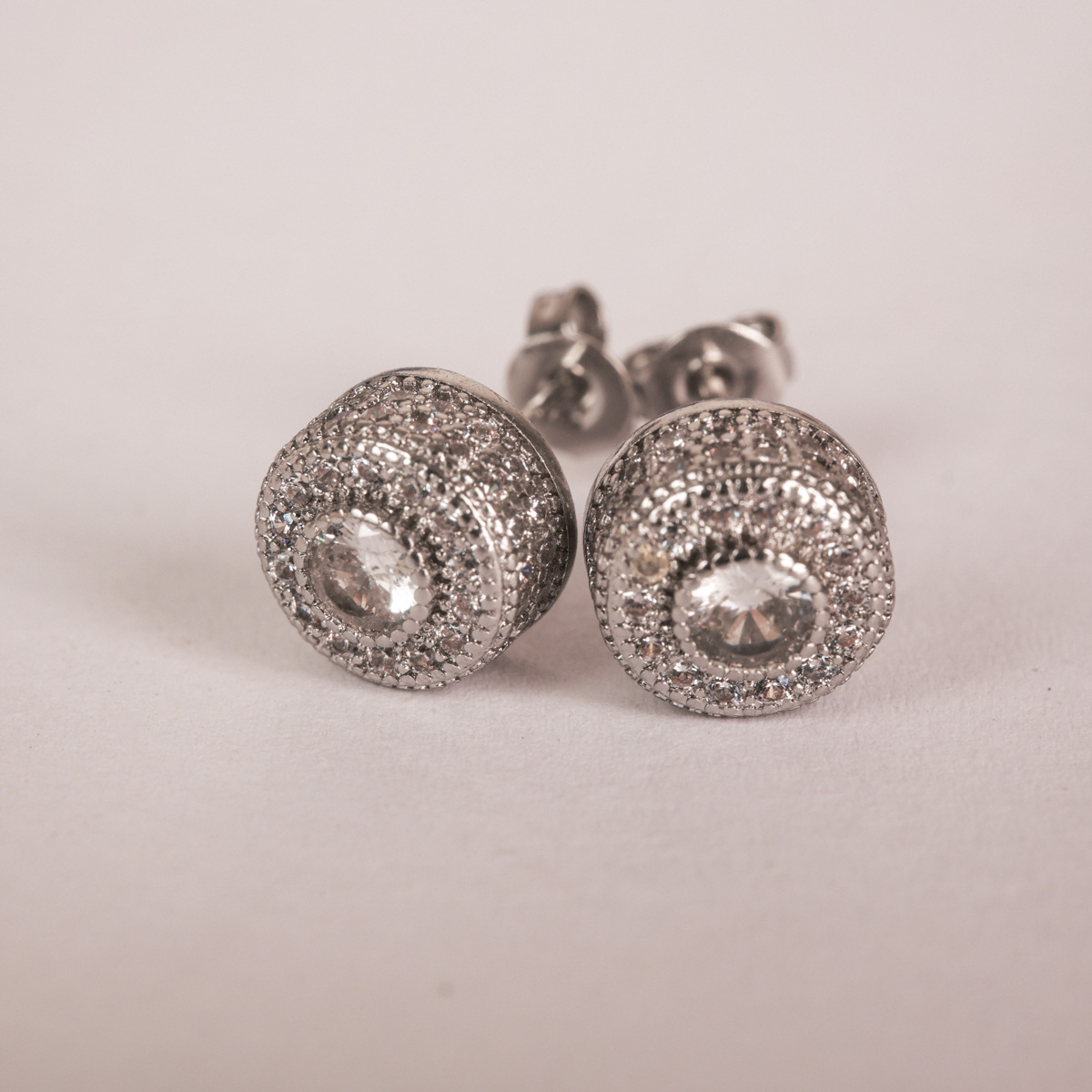 Orecchini 1pz placcati elettroliticamente rotondi quadrati personalità di strada dominante_voghion.com