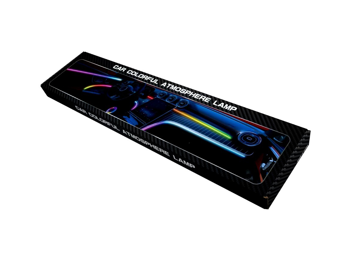Car Ambient Light Led Flow Light 18-in-1 Acrylic Dynamic Fantasy 256-Color Ambient Light
