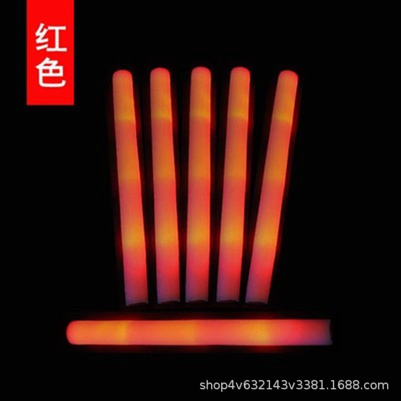 Colorful sponge flashing light stick from foam