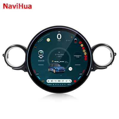Large Circular Screen Central | DVD Navigation - bmw-mini-r56-qualcomm-464g