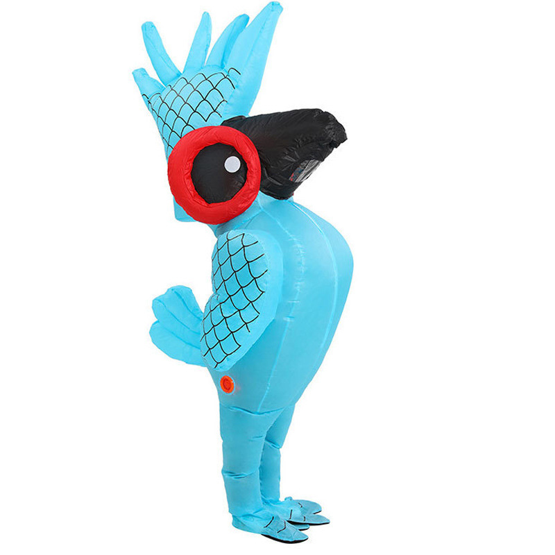 Diversión de dibujos animados Rana Muñeca Disfraz Extraña Dinosaurio Caminando Muñeca Animal Propósito Disfraz Humanoides Ropa Inflatable