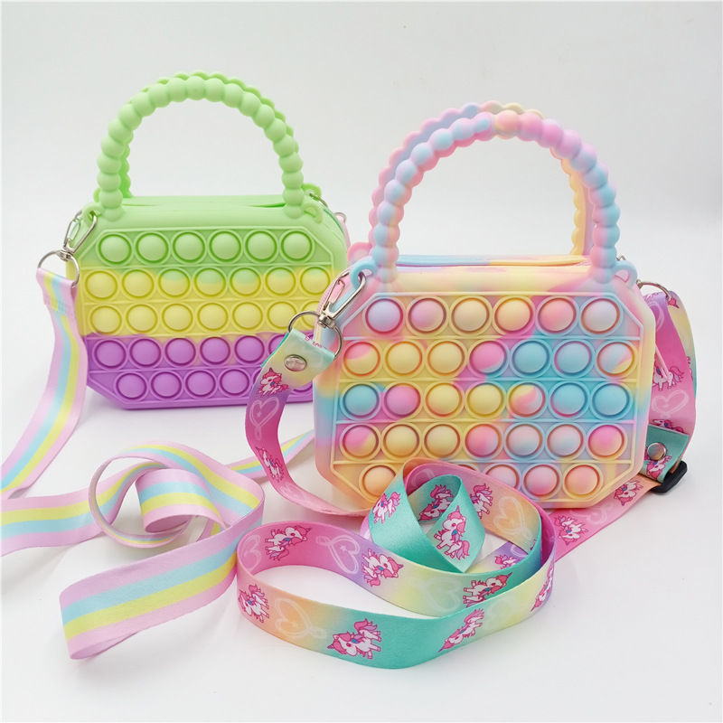 Girl's All Seasons Silica Gel Fashion Handbag display picture 2