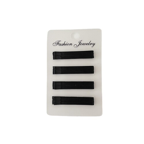 Korean style simple one-word clip black hair clip hair style invisible U-shaped hair clip broken hair side bangs clip hair accessories