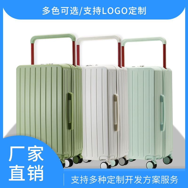 Internet Celebrity Suitcase Boarding Case Female Student Universal Wheel 24inch Password Wide Trolley Case Large Capacity Suitcase Dropshipping