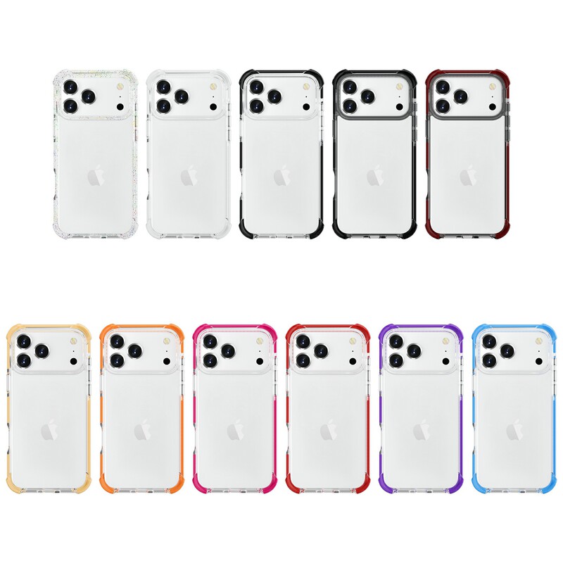 Suitable for Apple 17Promax Acrylic Mobile Phone Case Four Corners Anti-Fall and Anti-Collision Iphone16 Transparent 15 Airbag 14