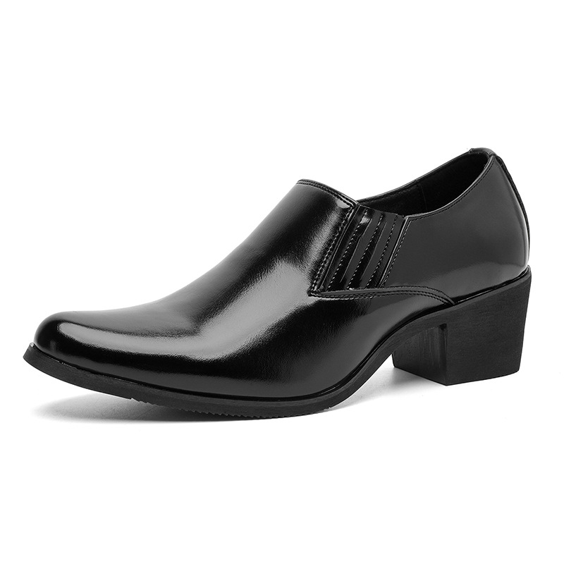Loafers Men's Shoes Fashion Large Size Low Top Shoes Spring And Autumn New Style Sleeve Pointed Leather Shoes One Step Small Leather Shoes_vogvips.com