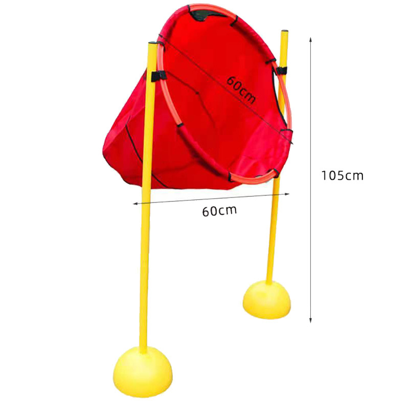 A set of 60 cm cloth pockets in red