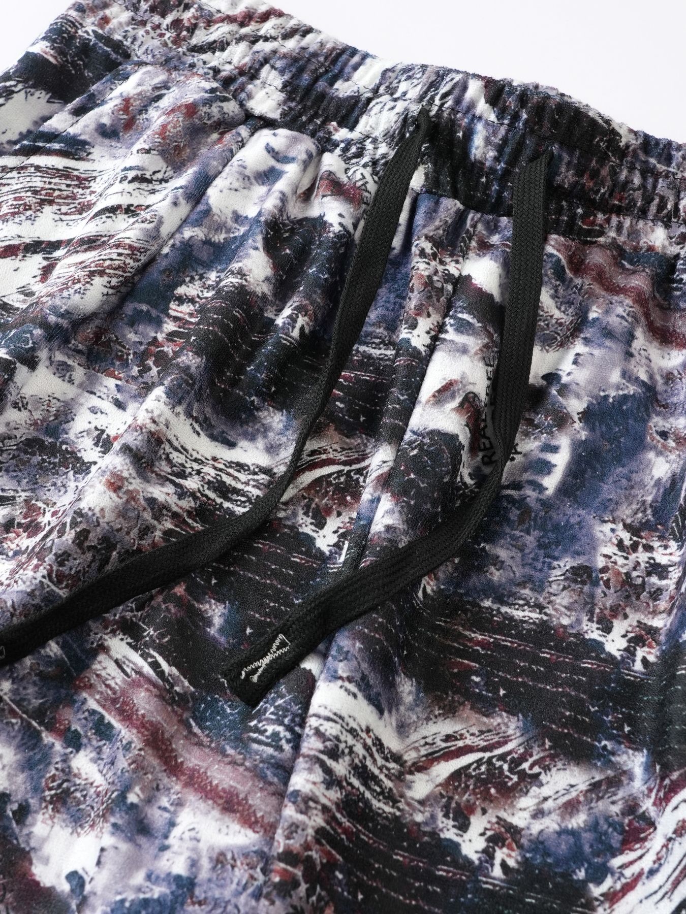 Men's Athletic Terry Cloth Shorts With Drawstring Elastic Waist_voghion.com