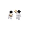 Cute space earrings, astronaut for elementary school students, silver 925 sample