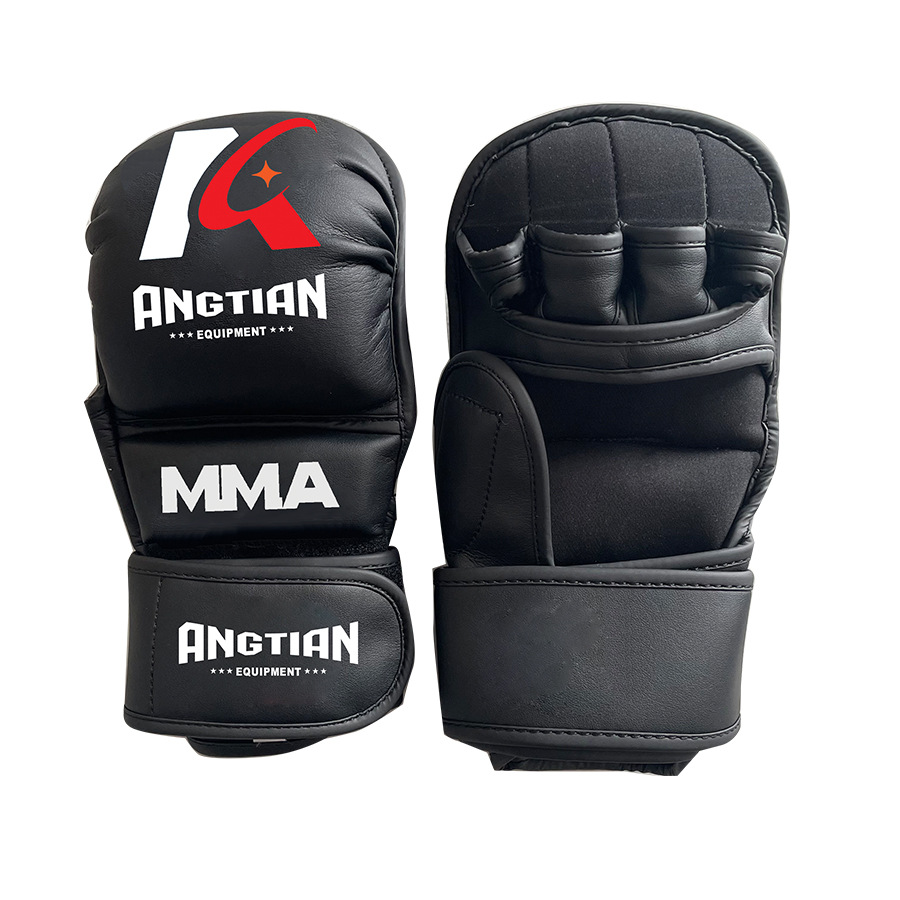 Fábrica Angtian personalizada guantes de boxeo profesional MMA boxeo Muay Thai guantes de boxeo