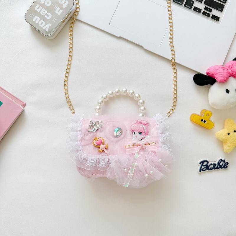 Nuevo 2025 bolso de aire extranjero para niños de moda de hombro niña caricatura encantadora niña pequeña bolsa de mochila princesa Aisha