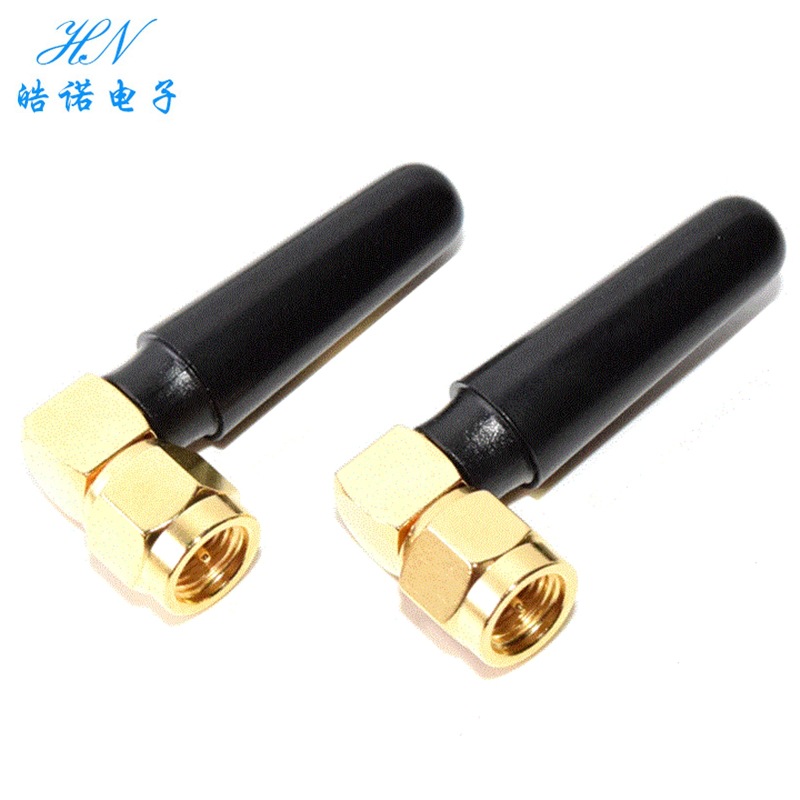 GSM GPRS 2G 3G 800-960mhz全向胶棒天线 小辣椒外置SMA弯头内针