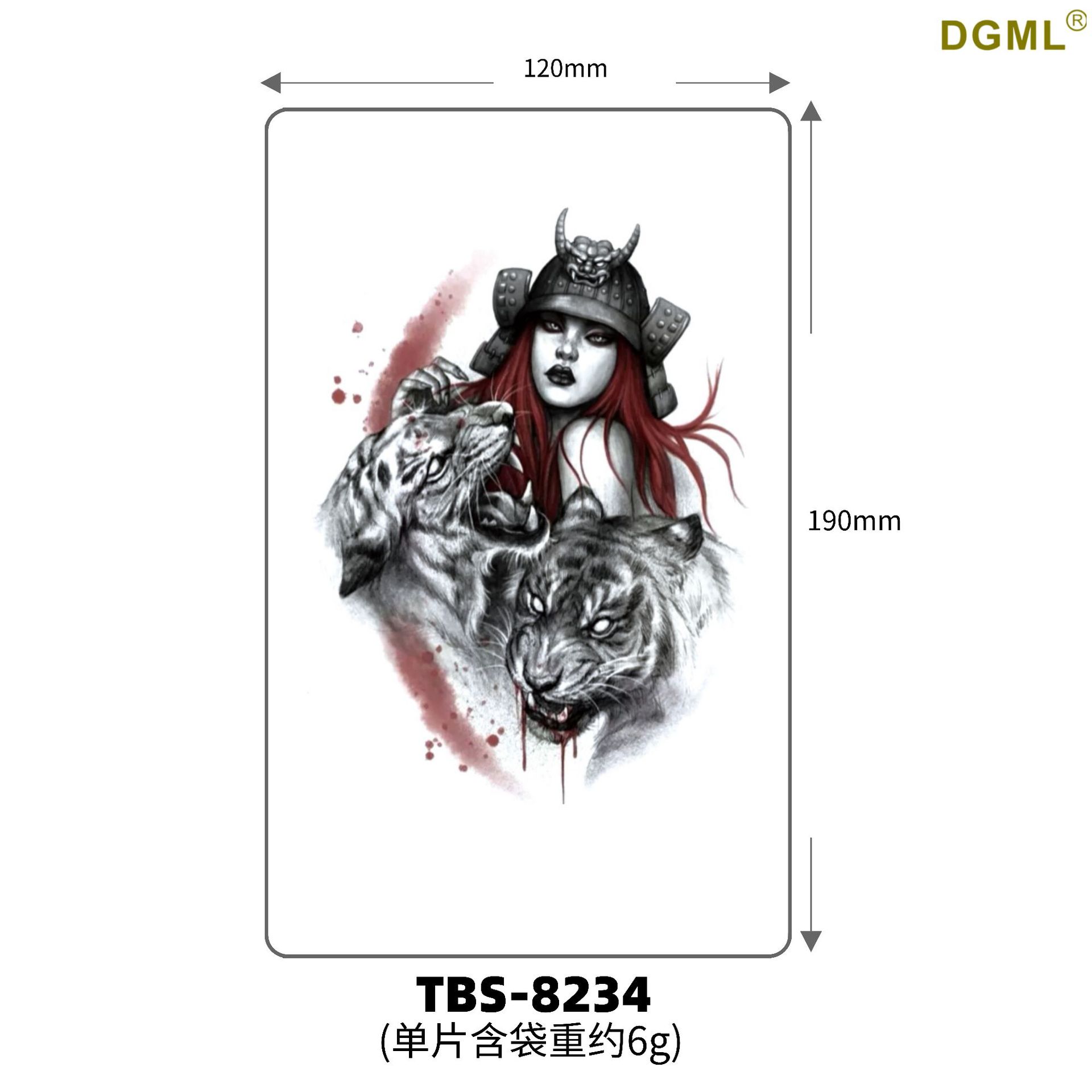 Pegatinas de tattoo se pueden fijar letras flor brazo tatuaje dibujos animados transfronterizo tatuaje pegatinas europeo y americano bronceado completo Volver al por mayor tatuaje