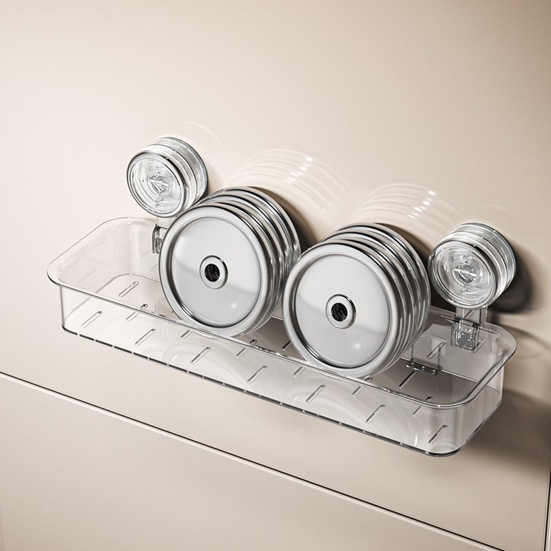 Baño ventosa rack inodoro lavabo inodoro sin perforación tipo de pared rack de almacenamiento de pared percha de cocina image 3