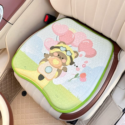 Cool pad and Comfortable Gel Car Seat - bicycle-bear-rabbit