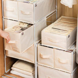 柜中柜收纳分层家用衣柜分格收纳置物架子储物衣服整理橱柜内