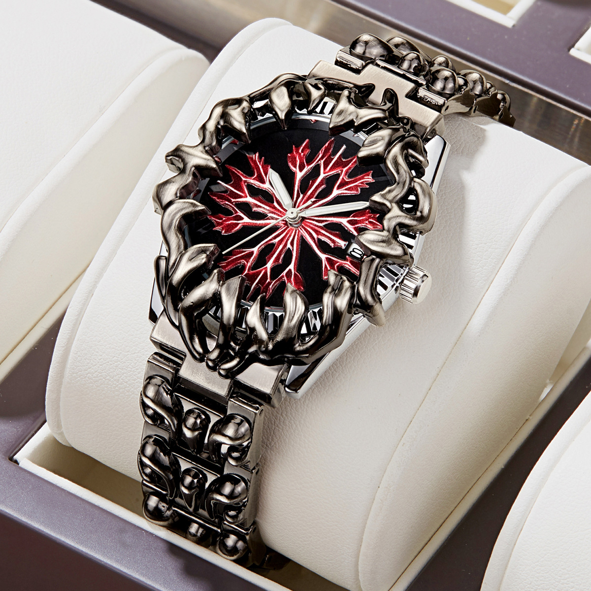 Millennium Second-Hand Watch Men's Special-Shaped Claw Alabaster European and American Style High-End Waterproof Quartz Watch