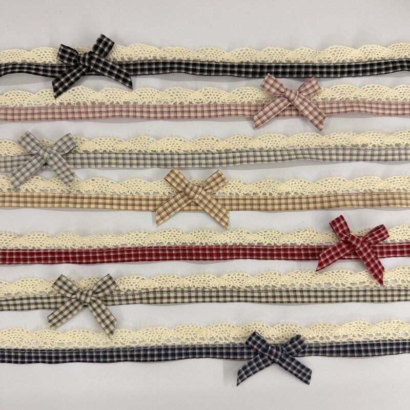 2.5cm Wavy Plaid Lace Ribbon Handmade Hair Accessories DIY Bow Ribbon Accessories Skirt Children's Clothing Shoes and Socks 2.5cm Wavy Plaid Lace Ribbon Handmade Hair Accessories DIY Bow Ribbon Accessories Skirt Children's Clothing Shoes and Socks