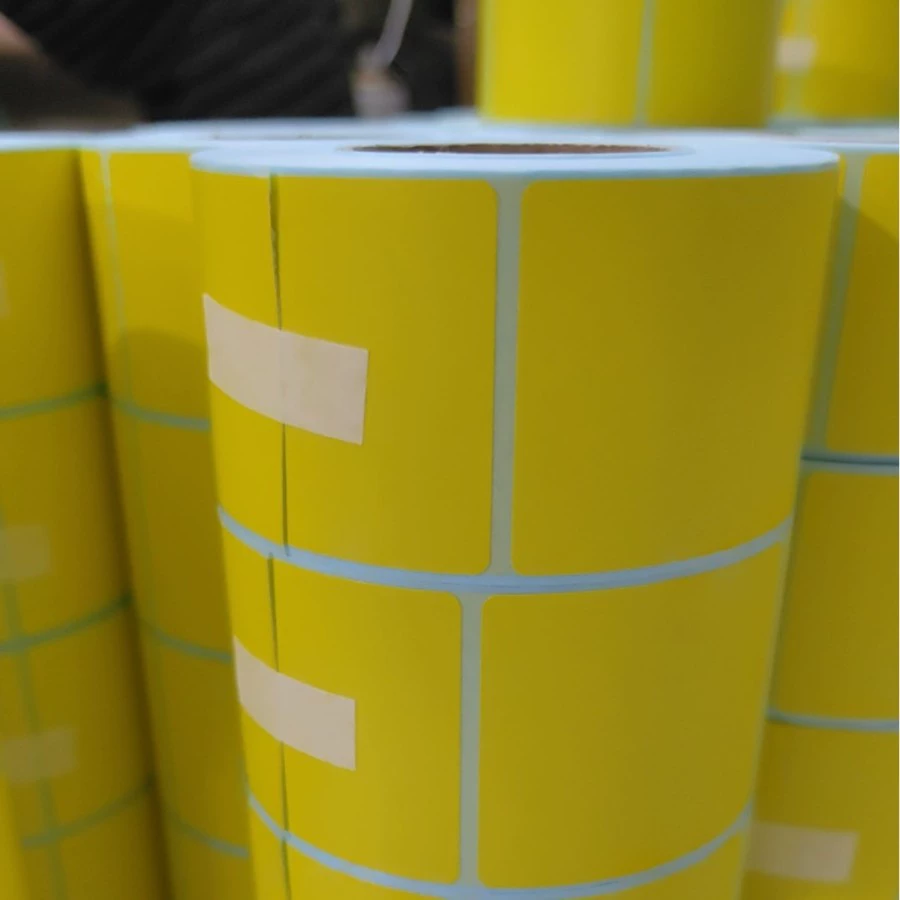 Бумага для штрих-кодов, цветная самоклеящаяся этикеточная бумага