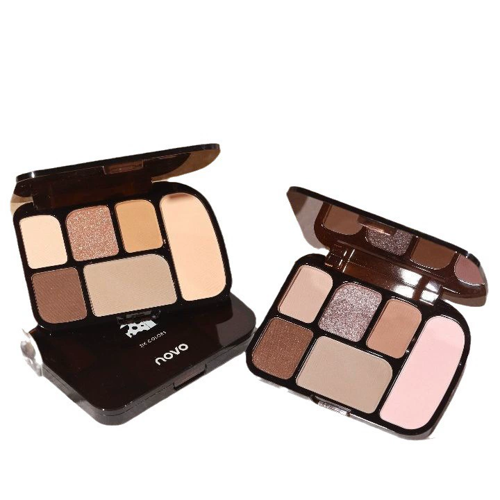 Eye shadow, face blush, six colors