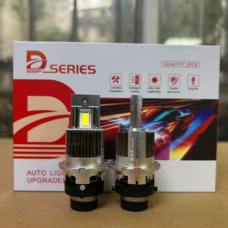 Doble tubo de cobre resaltado serie D faro de automóvil LED plug-and - play montaje sin pérdidas D1S D2S D3S D4S