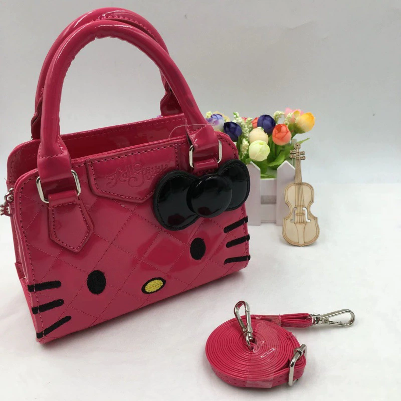 Hello Kitty, детская сумка через плечо, модная ручная сумка-портфель для принцессы, опт, корейский стиль