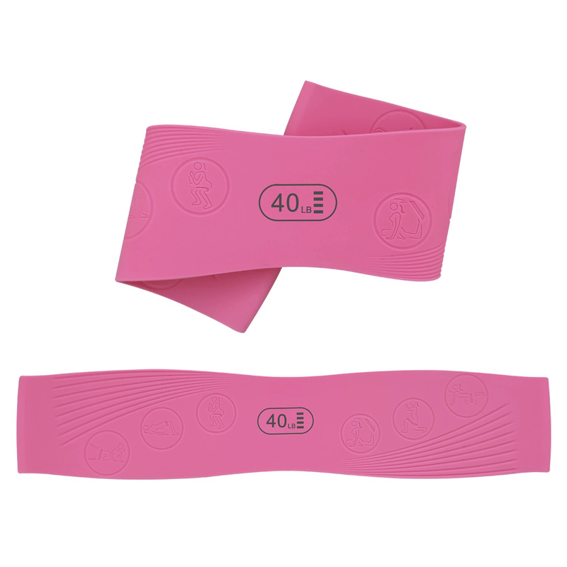Factory Direct Sales Yoga Tension Band Leg Strength Training Stretching and Relaxation Pure Natural Silicone Elastic Band