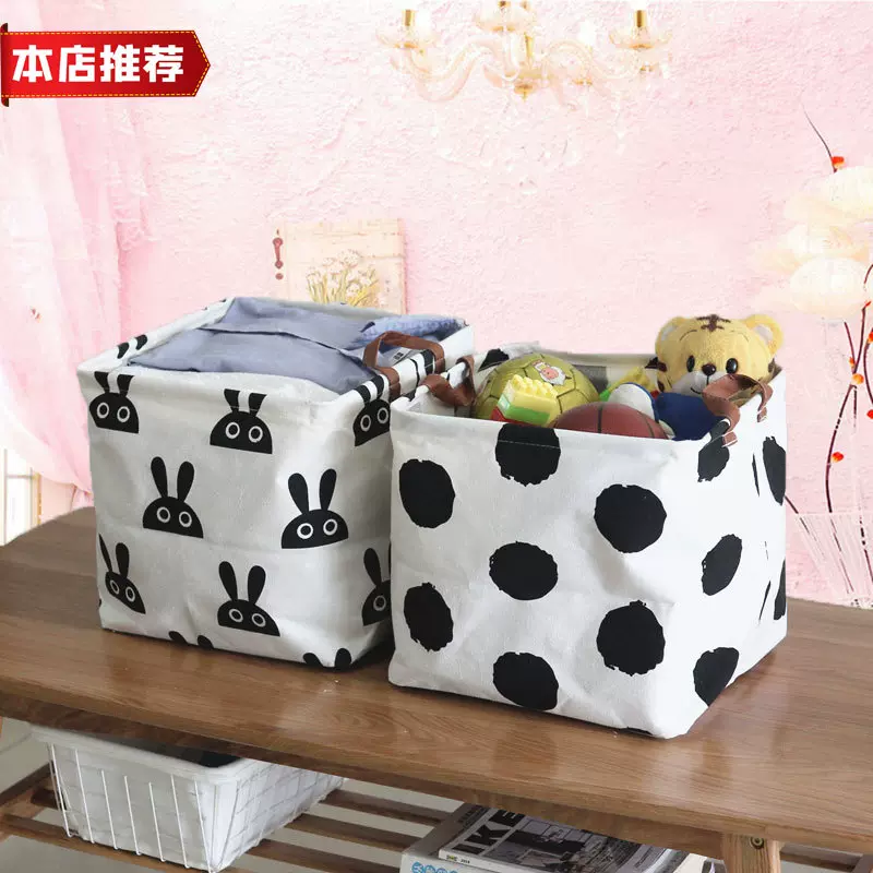 收纳箱超大收纳袋 被子收纳袋 搬家打包袋收纳盒棉麻 收纳筐工厂