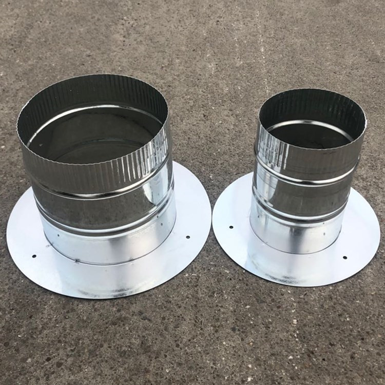 镀锌圆形风管接头 工业排风螺旋风管白铁不锈钢通风管接头加工