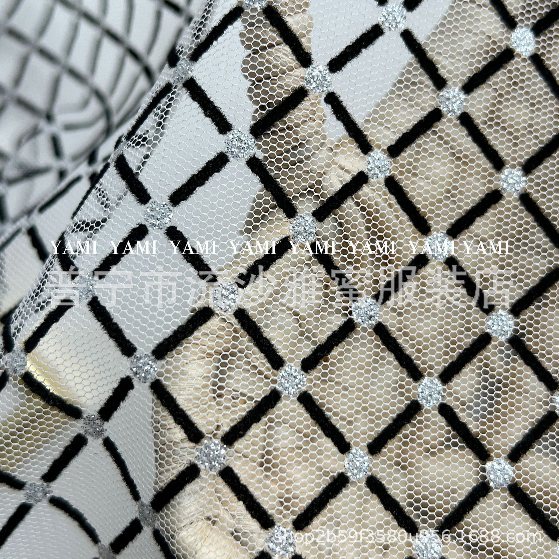 Tejido de malla de poliéster al por mayor, tela hexagonal no elástica, material de tela decorativa de impresión de malla de poliéster