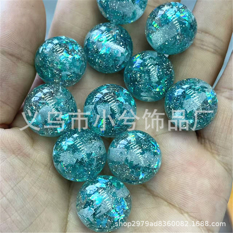 16mm满天星细闪亮片蝴蝶直孔珠diy饰品手机链串珠笔包链等配饰|undefined