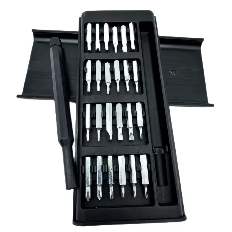 多功能家用磁吸25合一十字一字异形工具 24合一铝合金螺丝刀套装