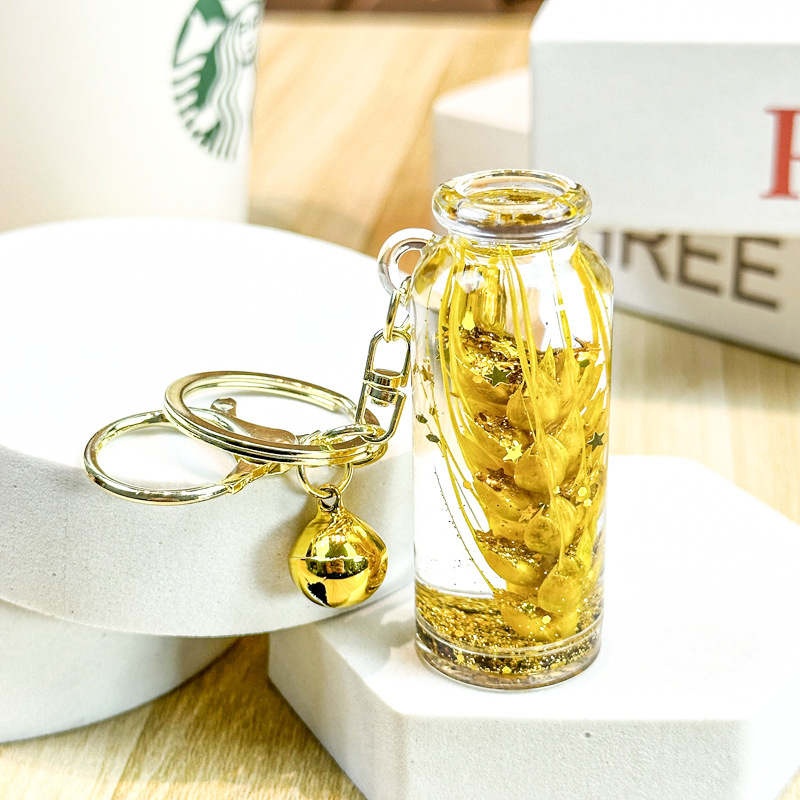 Cartoon Dream Bear Girl Keychain leche rosa muñeca adorable bolso de pareja colgante pequeño regalo al por mayor