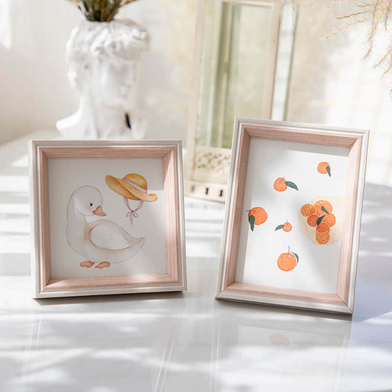 Simple ins photo frame decoration square 6-inch 8 A4 plus wash-free photo frame made of wall-mounted photo album Frame