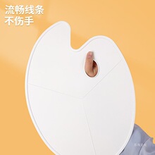青竹画材旗舰店颜料调色盘美术用品画画调色板大号椭圆形淘乐文化