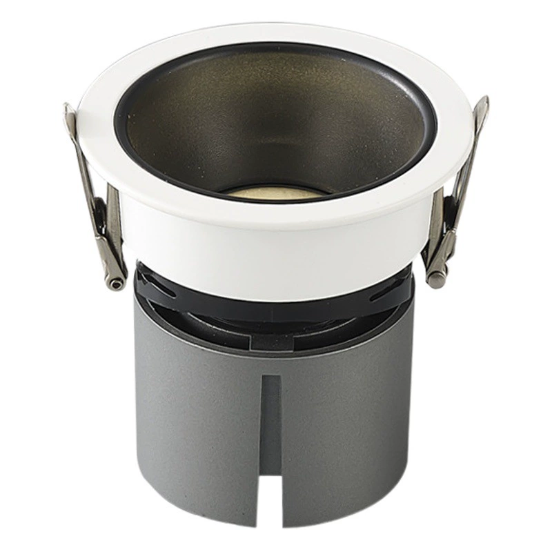 Встроенная защита глаз маленький холм прожекатель домашний умный трехцветный светодиодный светильник гостиная спальня cob Чжуншань без главного света