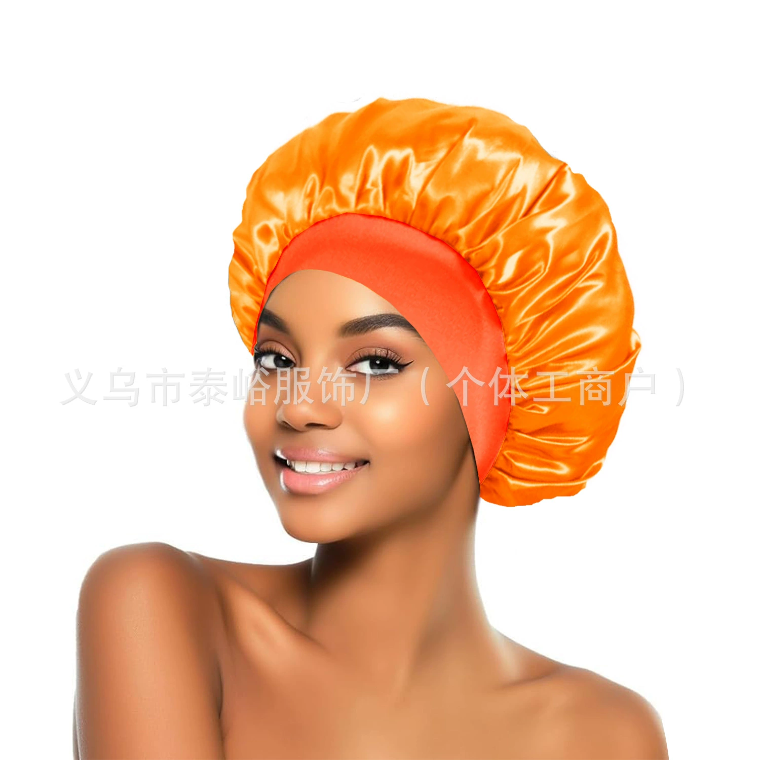 Elastic Nightcap Shower Bonnet, Sedin + Elastic Fabric, Soft Breathable, One Size