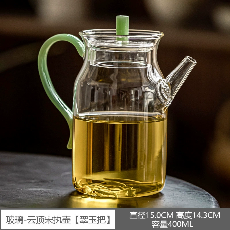 Glass explosion-proof teapot, filter, tea set, increased thickness