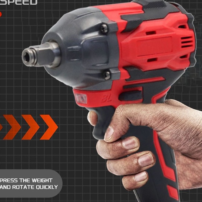 Llave eléctrica de 21V Llave de impacto sin escobillas rápida de doble propósito Juego de llave eléctrica Venta al por mayor de fábrica Ventas directas