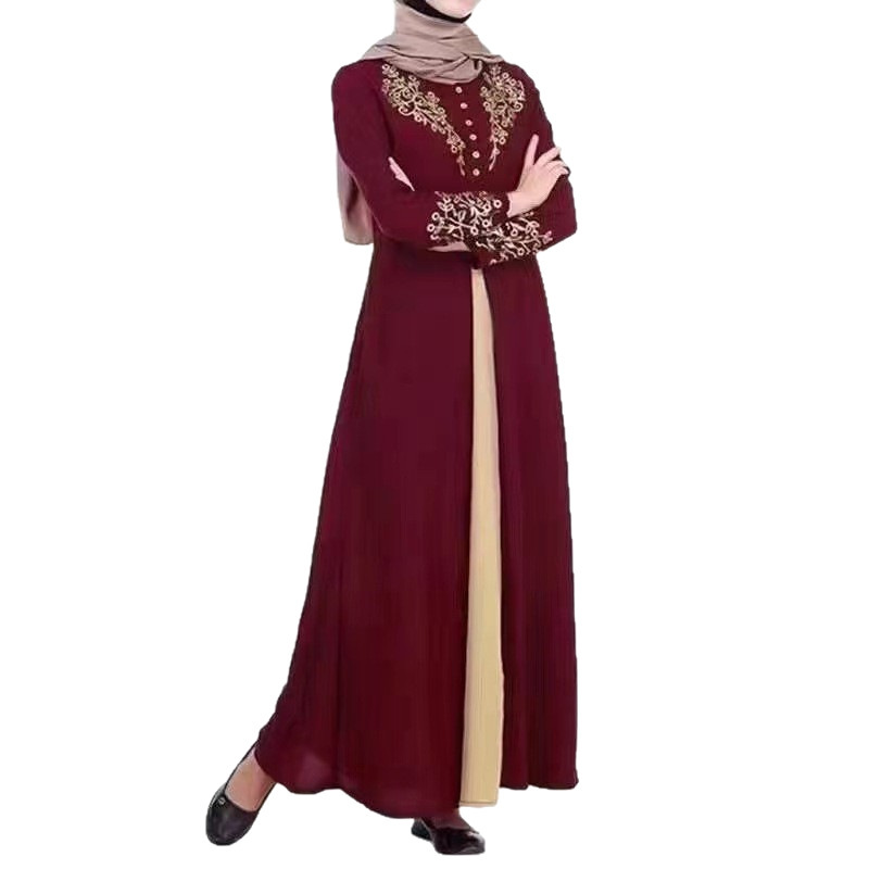 中東アラビアロング服イスラム教徒雑貨婦人服ローブドレス尾品外国貿易ドレス卸売|undefined