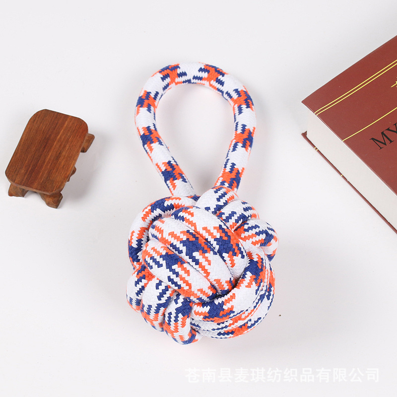 Juguete para perros molares resistentes a mordeduras Golden Retriever alassama nudo tejido de juguete Big Dog perro grande juguete para mascotas