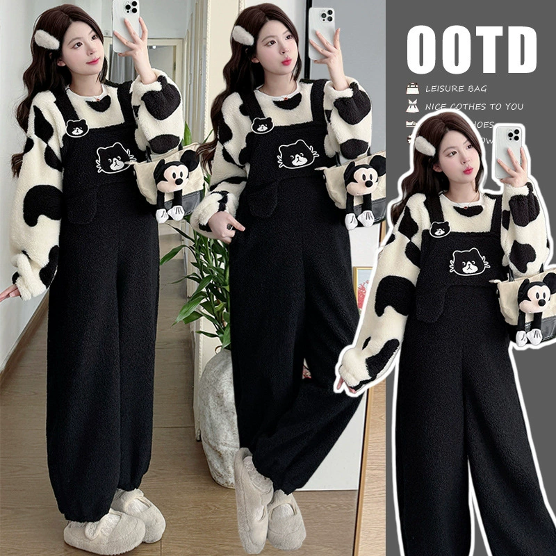 Warm overall, sweater, loose fit