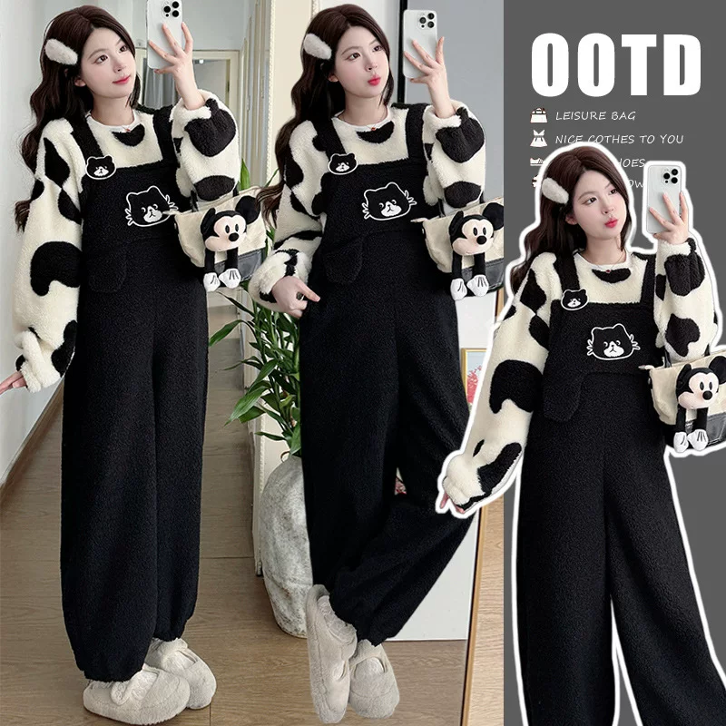 Warm overall, sweater, loose fit